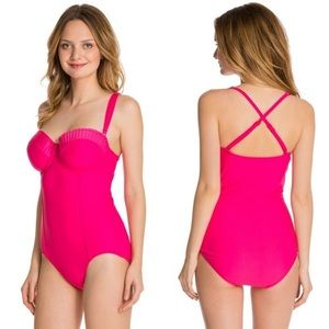 NEW WITH TAGS Seafolly Goddess Maillot One Piece Swimsuit 14